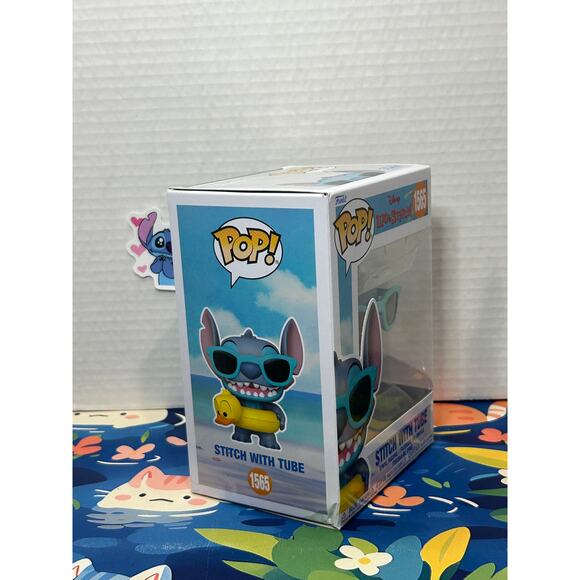 Lilo & Stitch Stitch with Duck Tube Funko Pop! Vinyl #1565 - Picture 9 of 13